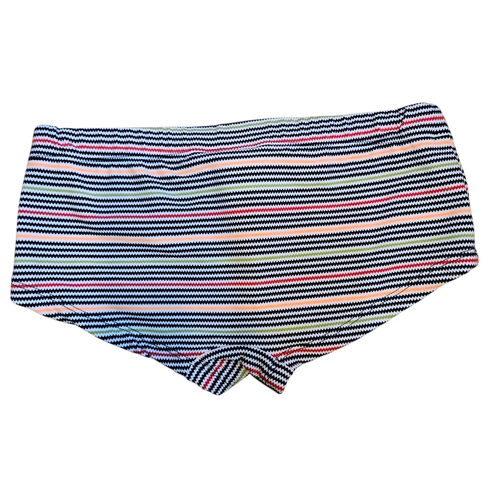 Mr. Turk South Beach Swim Trunk Multicolor Striped Swim Briefs Mens Size Small - Picture 3 of 10
